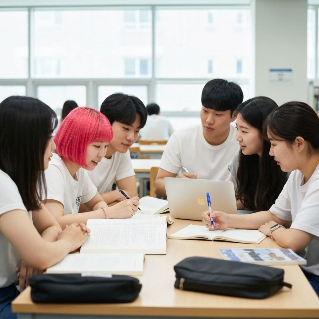 Солонгосын их сургуулийн оюутнууд